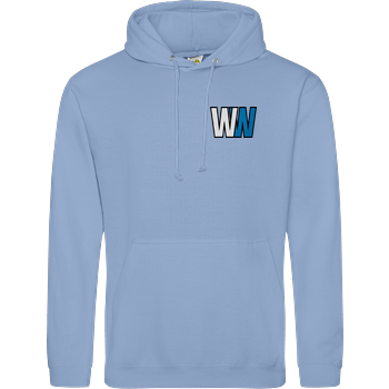 WASWIR - Logo Gestickt JH Hoodie - Hellblau