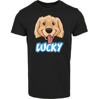 WASWIR - Lucky Schriftzug Hausmarke T-Shirt  - Schwarz