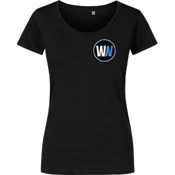 WASWIR - Pocket Logo Damenshirt schwarz