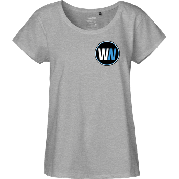 WASWIR - Pocket Logo Fairtrade Loose Fit Girlie - heather grey