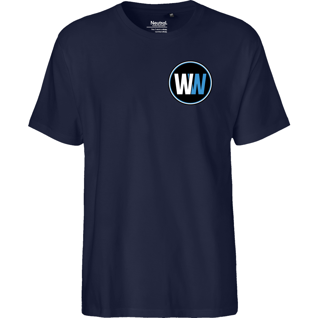 WASWIR WASWIR - Pocket Logo T-Shirt Fairtrade T-Shirt - navy