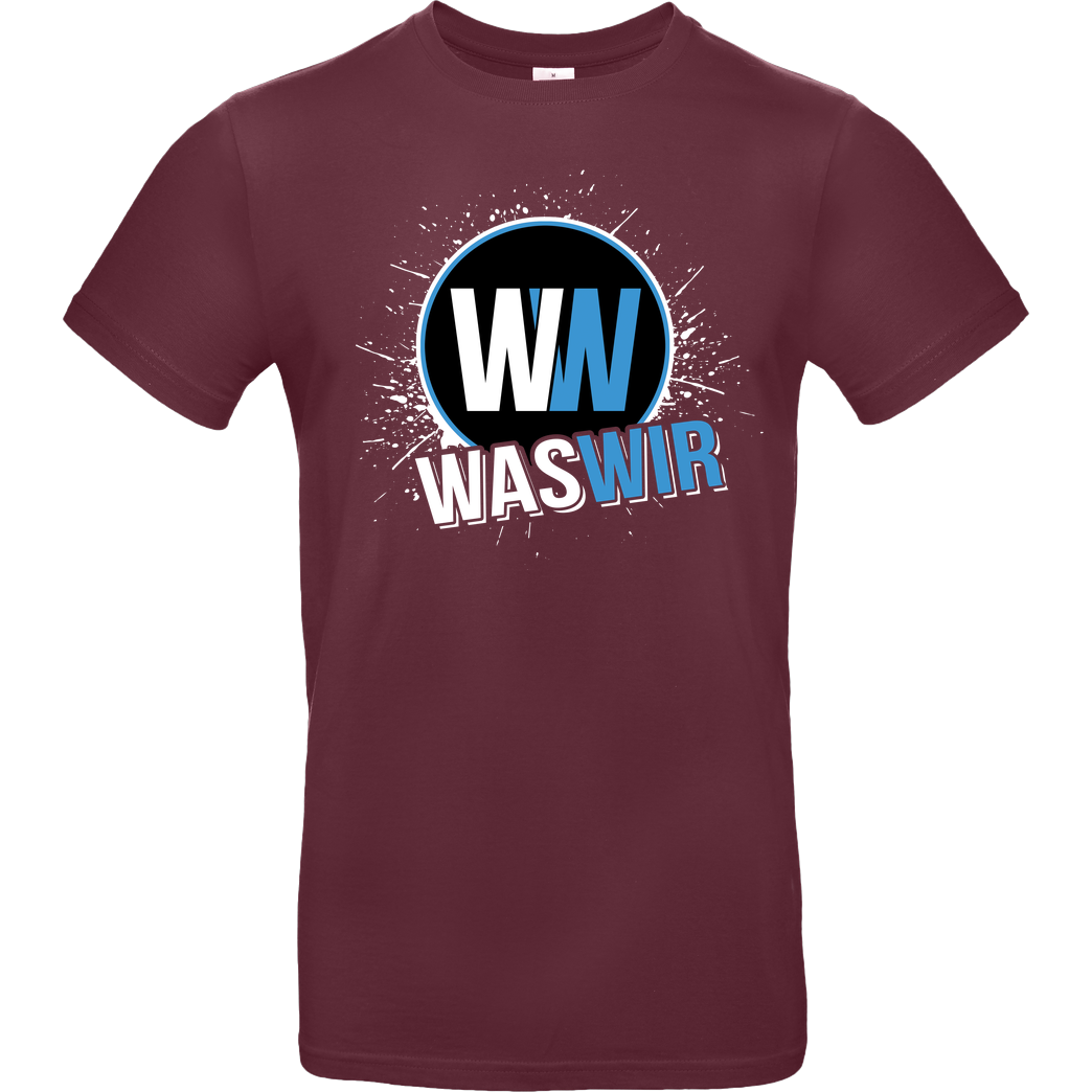 WASWIR WASWIR - Splash T-Shirt B&C EXACT 190 - Bordeaux