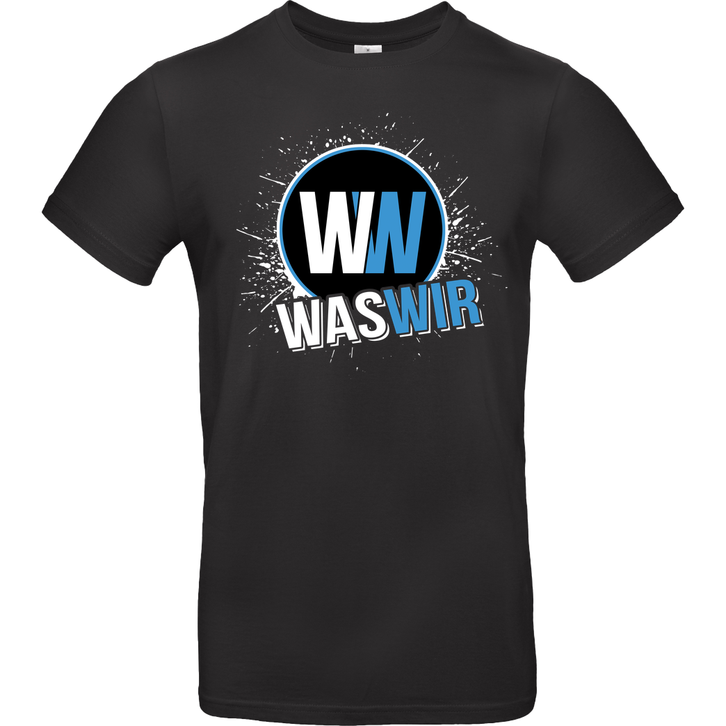 WASWIR WASWIR - Splash T-Shirt B&C EXACT 190 - Schwarz