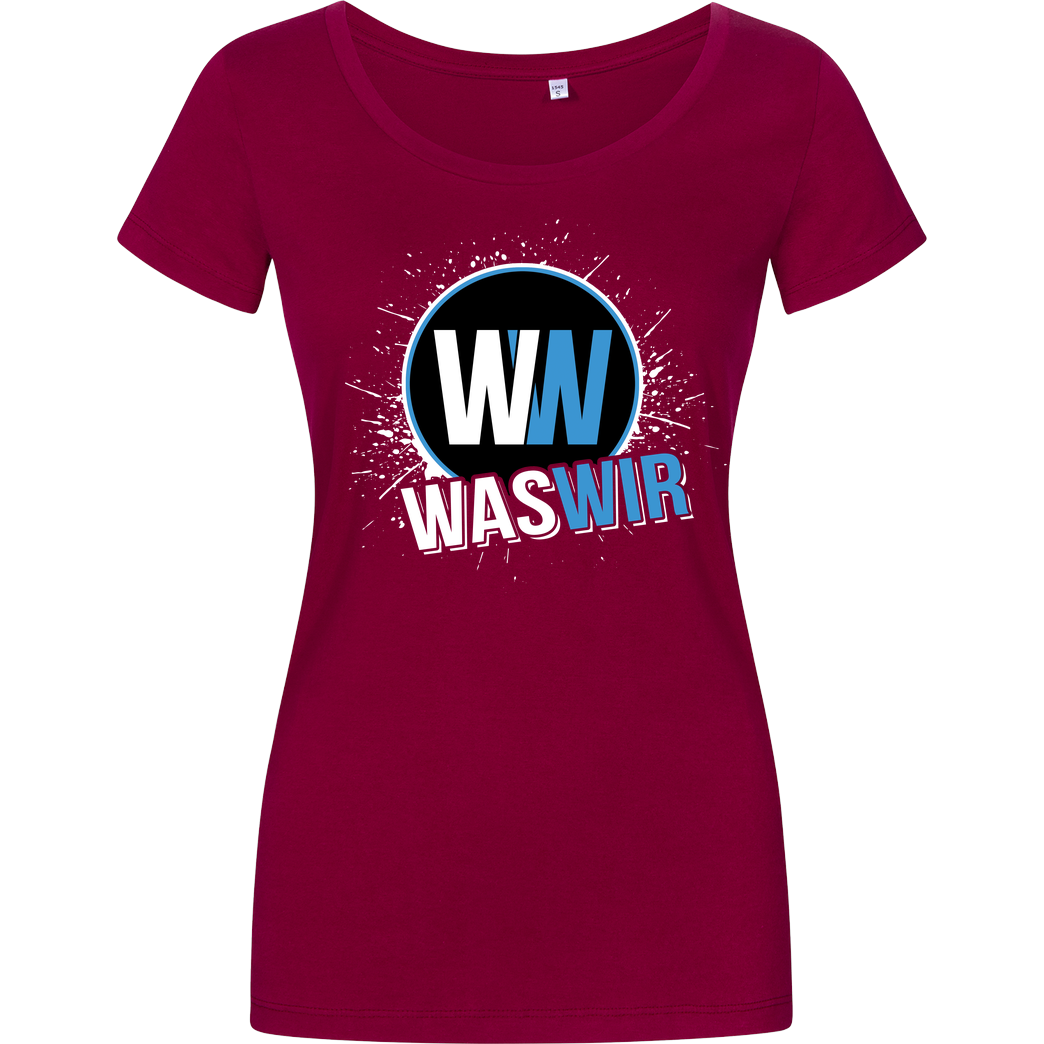 WASWIR WASWIR - Splash T-Shirt Damenshirt berry