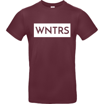 WNTRS - Punched Out Logo B&C EXACT 190 - Bordeaux