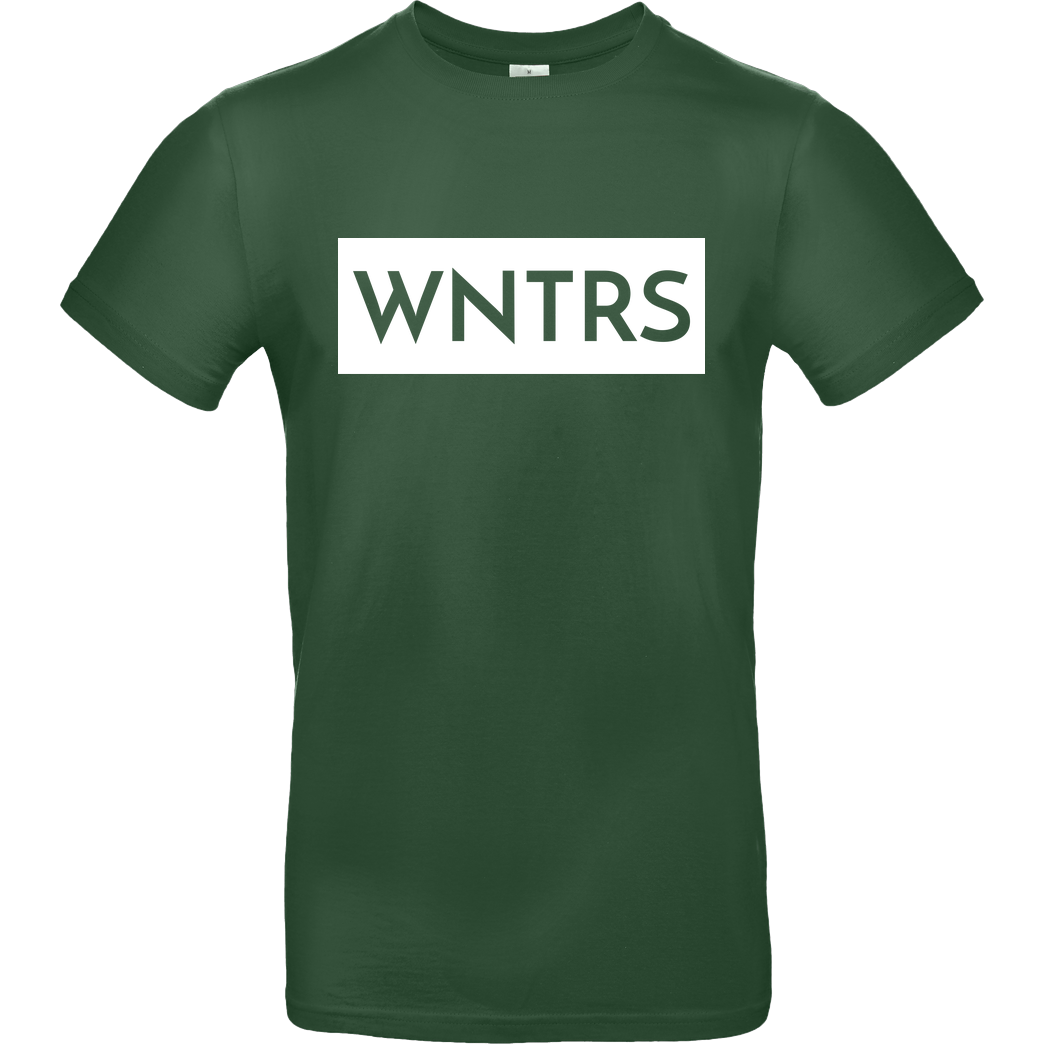 WNTRS WNTRS - Punched Out Logo T-Shirt B&C EXACT 190 - Flaschengrün