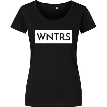 WNTRS - Punched Out Logo Damenshirt schwarz