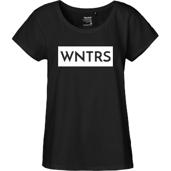 WNTRS - Punched Out Logo Fairtrade Loose Fit Girlie - schwarz