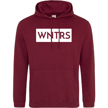 WNTRS - Punched Out Logo JH Hoodie - Bordeaux