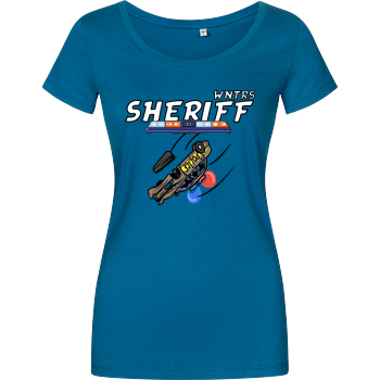 WNTRS - Sheriff Car Damenshirt petrol