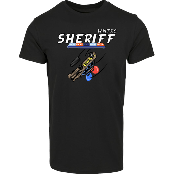 WNTRS - Sheriff Car Hausmarke T-Shirt  - Schwarz