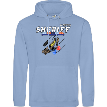 WNTRS - Sheriff Car JH Hoodie - Hellblau