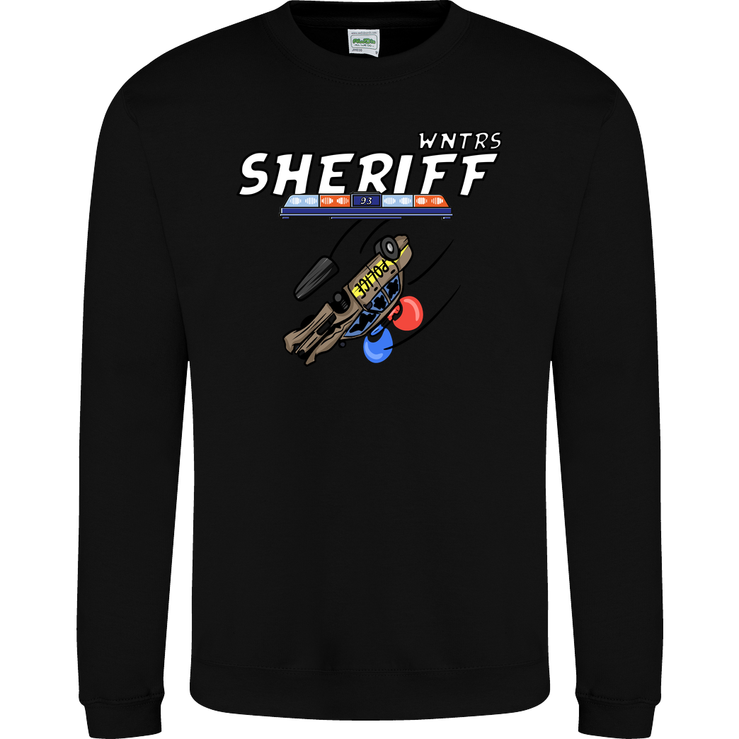 WNTRS WNTRS - Sheriff Car Sweatshirt JH Sweatshirt - Schwarz