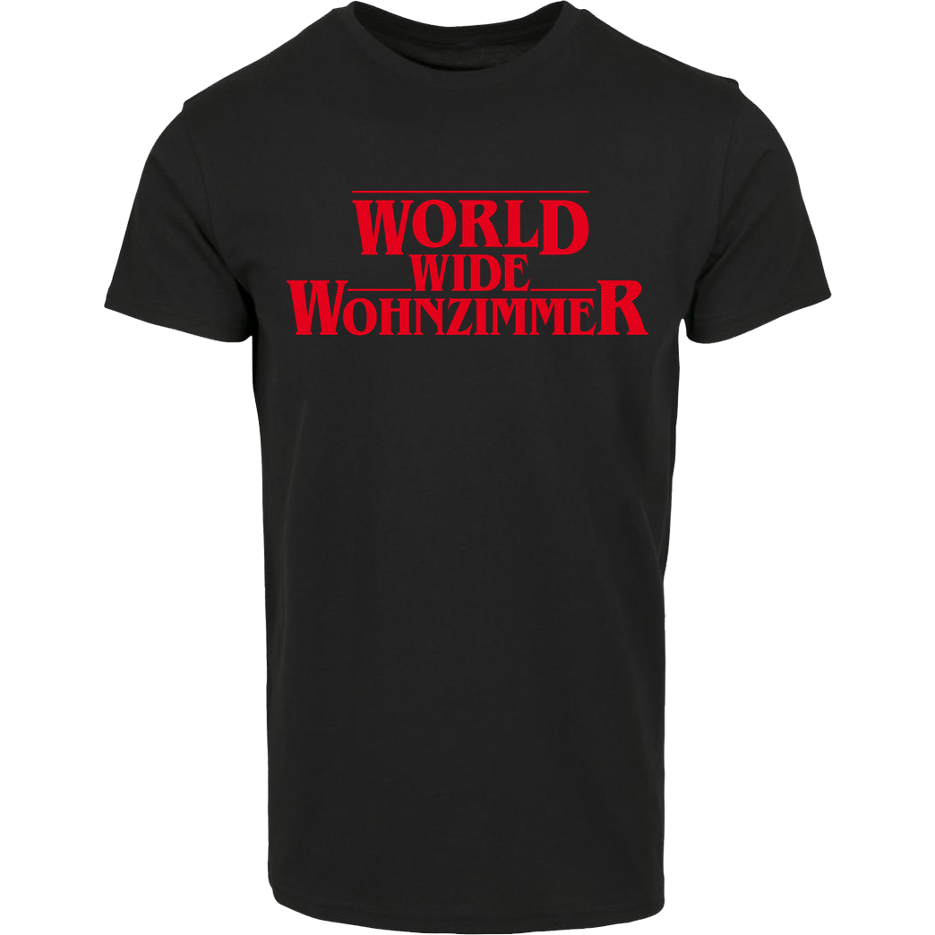 World Wide Wohnzimmer WWW - Stranger Things T-Shirt Hausmarke T-Shirt  - Schwarz