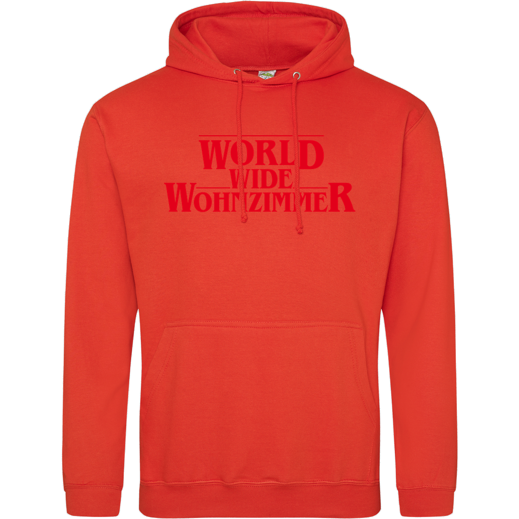 World Wide Wohnzimmer WWW - Stranger Things Sweatshirt JH Hoodie - Orange