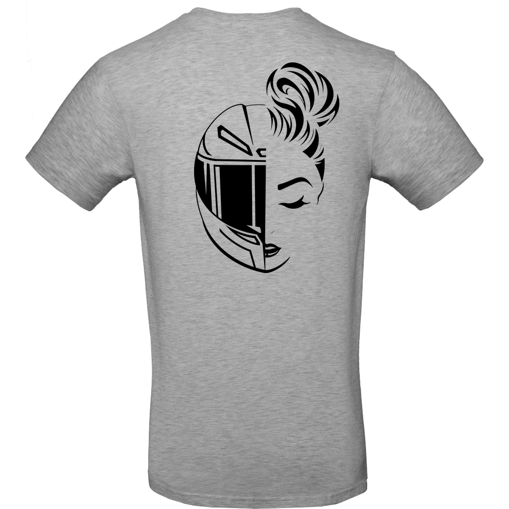XeniaR6 XeniaR6 - Sportler-Logo T-Shirt B&C EXACT 190 - heather grey