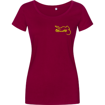 XeniaR6 - Sportler-Logo Damenshirt berry