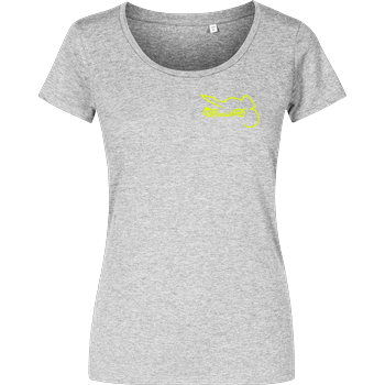 XeniaR6 - Sportler-Logo Damenshirt heather grey