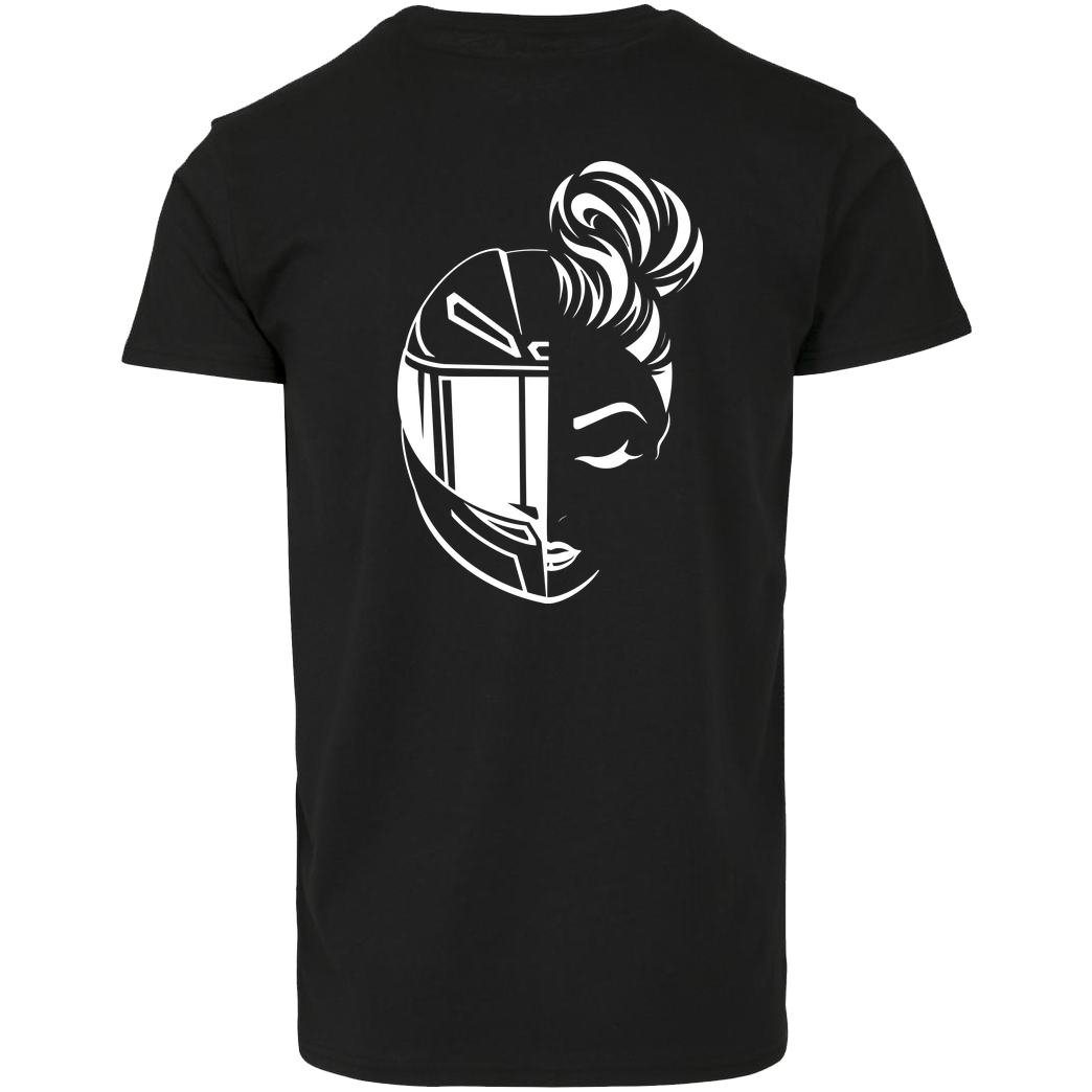 XeniaR6 XeniaR6 - Sportler-Logo T-Shirt Hausmarke T-Shirt  - Schwarz