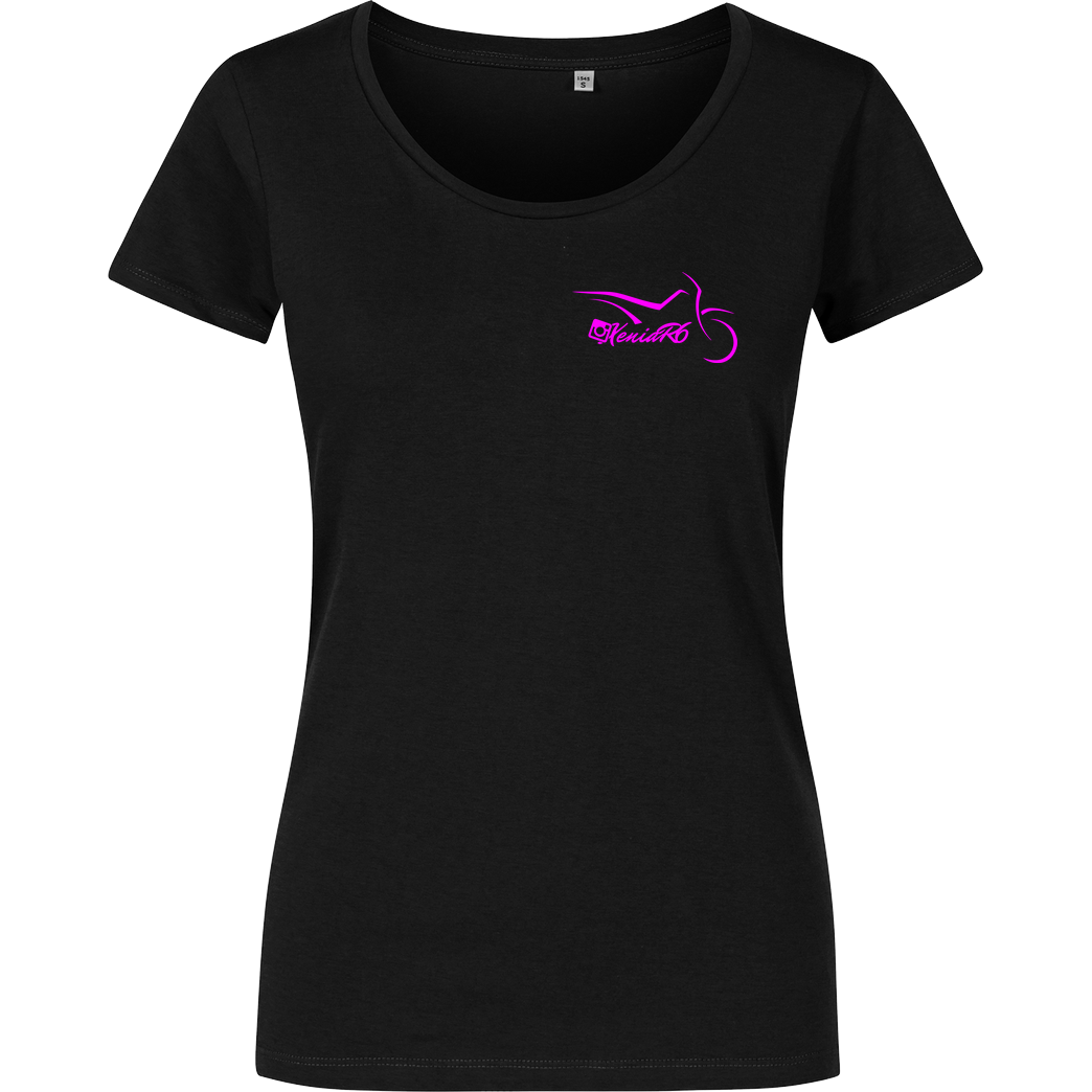 XeniaR6 XeniaR6 - Sumo-Logo T-Shirt Damenshirt schwarz