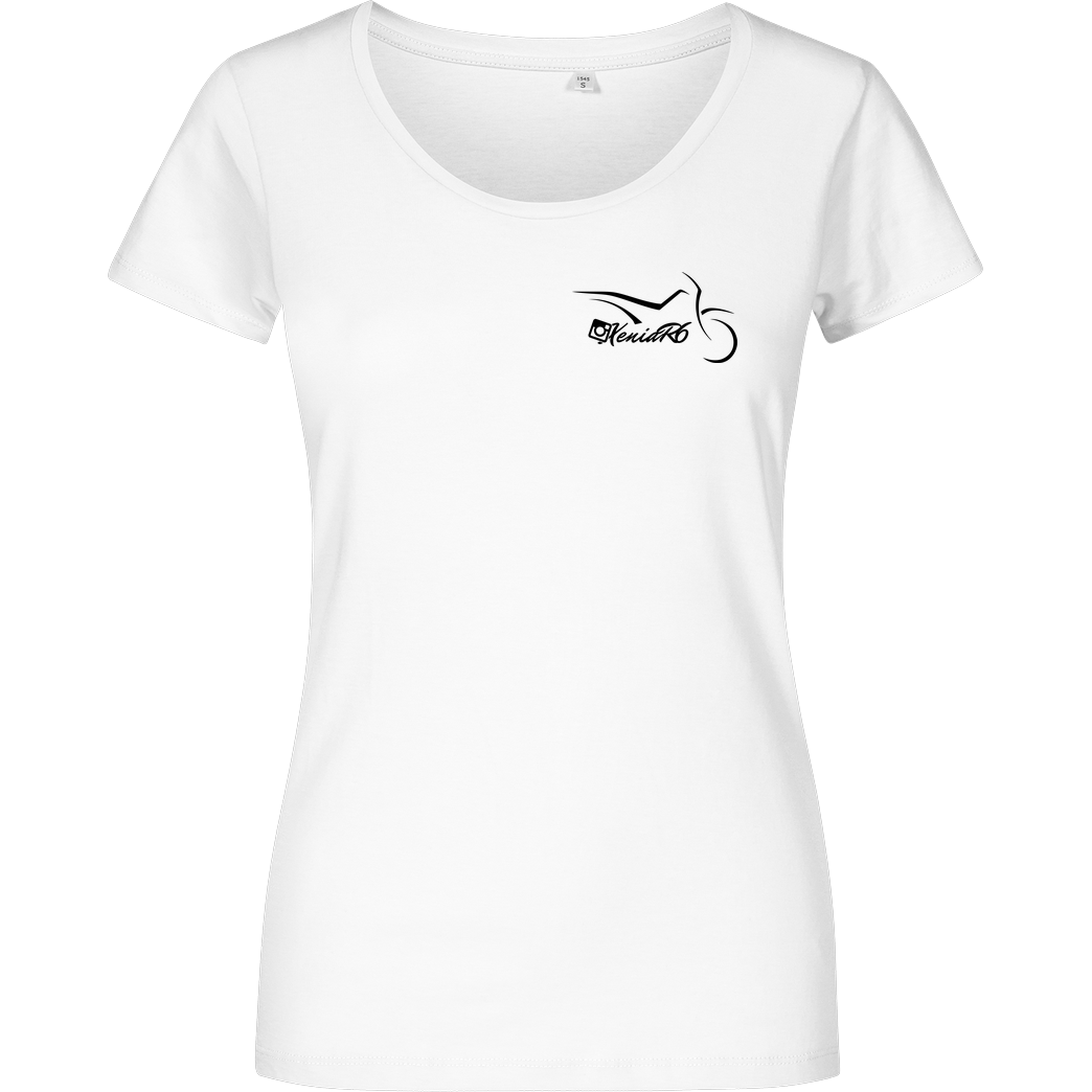 XeniaR6 XeniaR6 - Sumo-Logo T-Shirt Damenshirt weiss