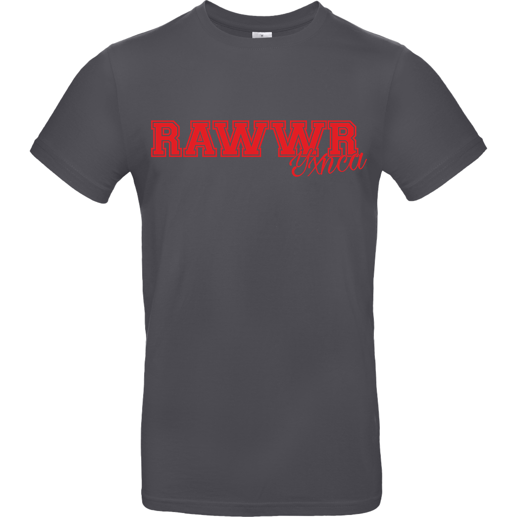 Yxnca Yxnca - RAWWR T-Shirt B&C EXACT 190 - Dark Grey