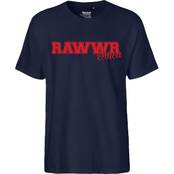 Yxnca - RAWWR Fairtrade T-Shirt - navy