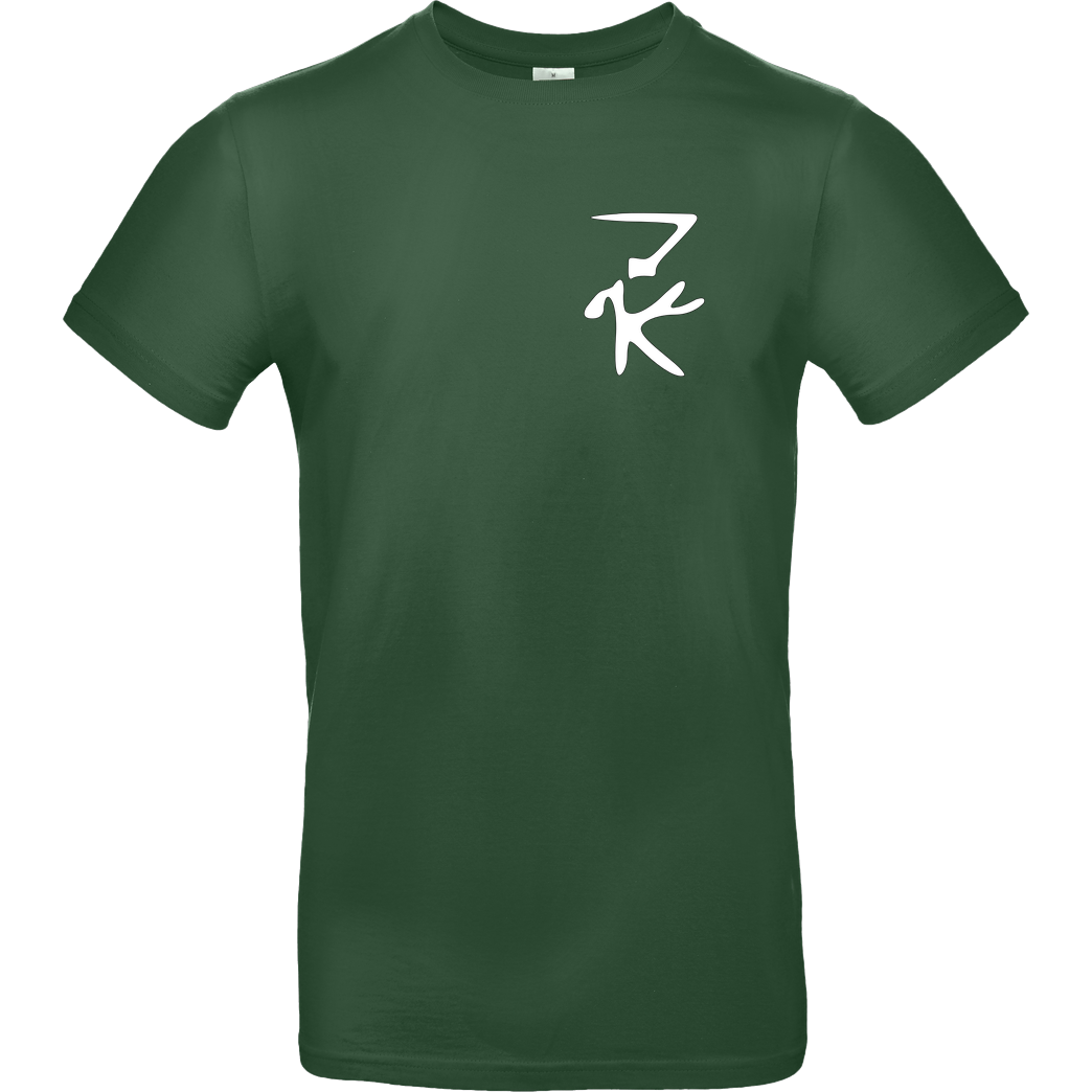 ZerKill Zerkill - Wolf T-Shirt B&C EXACT 190 - Flaschengrün