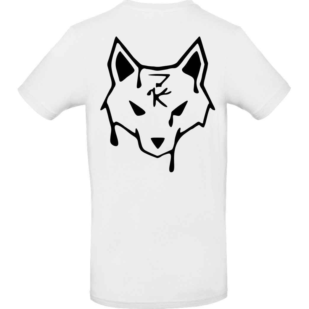 ZerKill Zerkill - Wolf T-Shirt B&C EXACT 190 - Weiß