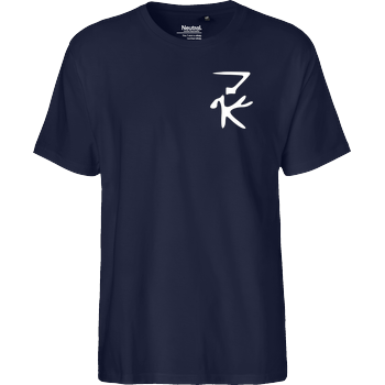 Zerkill - Wolf Fairtrade T-Shirt - navy