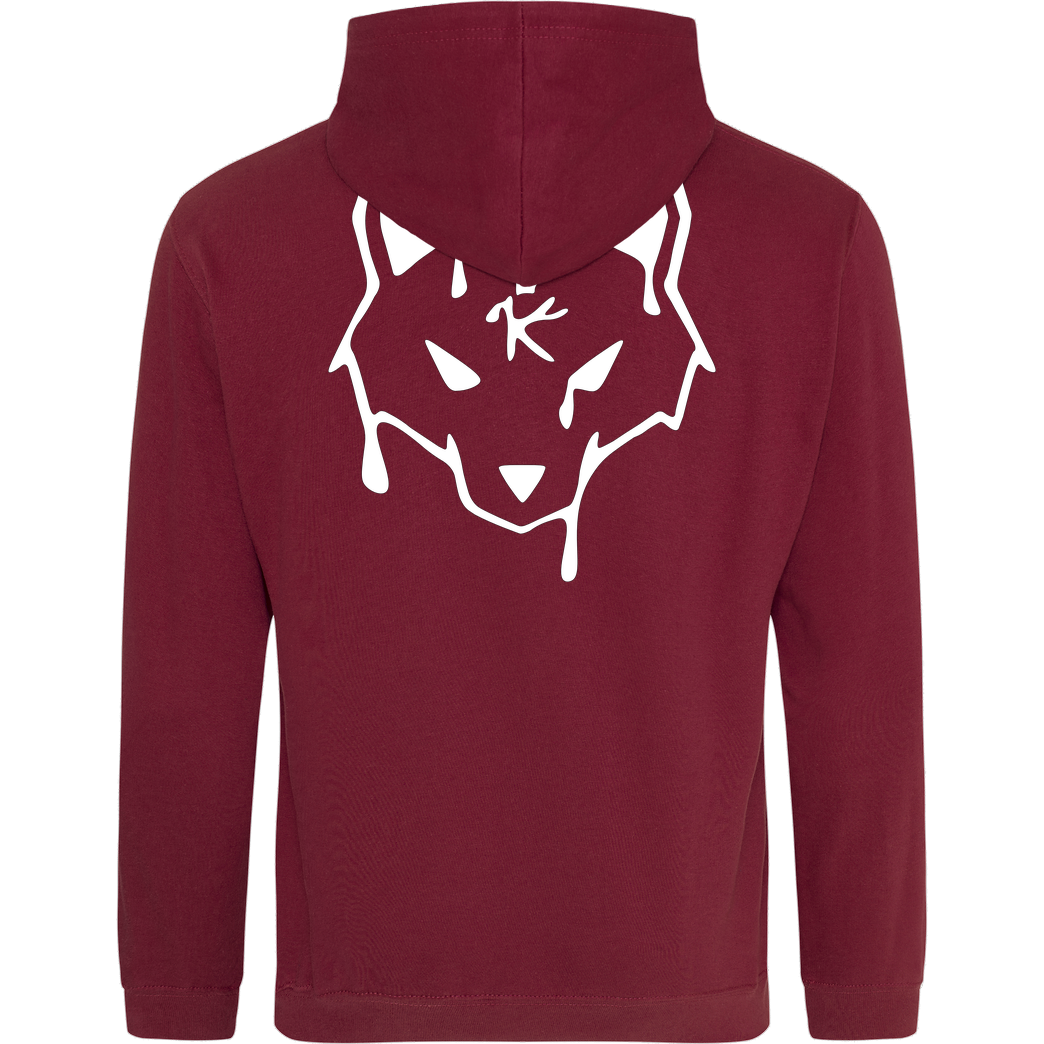 ZerKill Zerkill - Wolf Sweatshirt JH Hoodie - Bordeaux