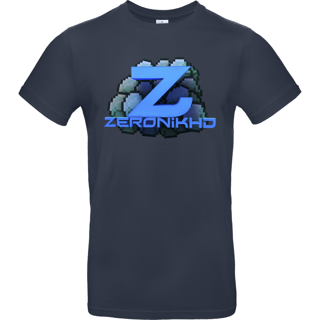 ZeronikHD ZeronikHD T-Shirt B&C EXACT 190 - Navy