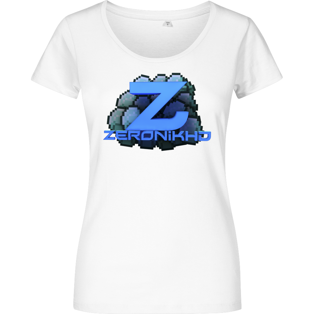 ZeronikHD ZeronikHD T-Shirt Damenshirt weiss