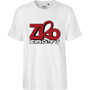ZiroTV - Logo Fairtrade T-Shirt - weiß