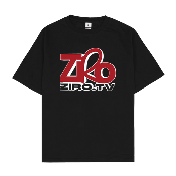 ZiroTV - Logo Oversize T-Shirt - Schwarz