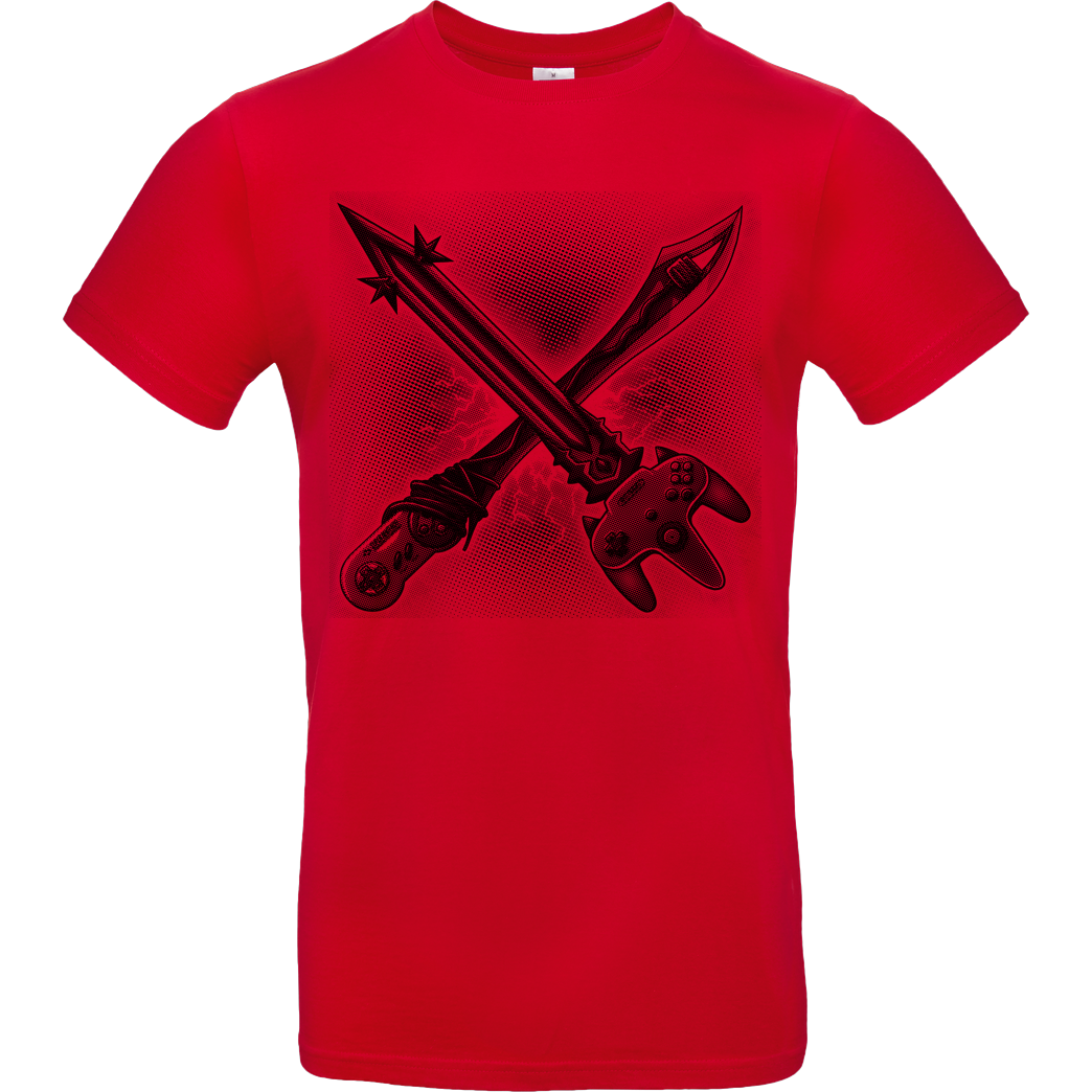 WoloU 1on1 - Logo Raster T-Shirt B&C EXACT 190 - Red