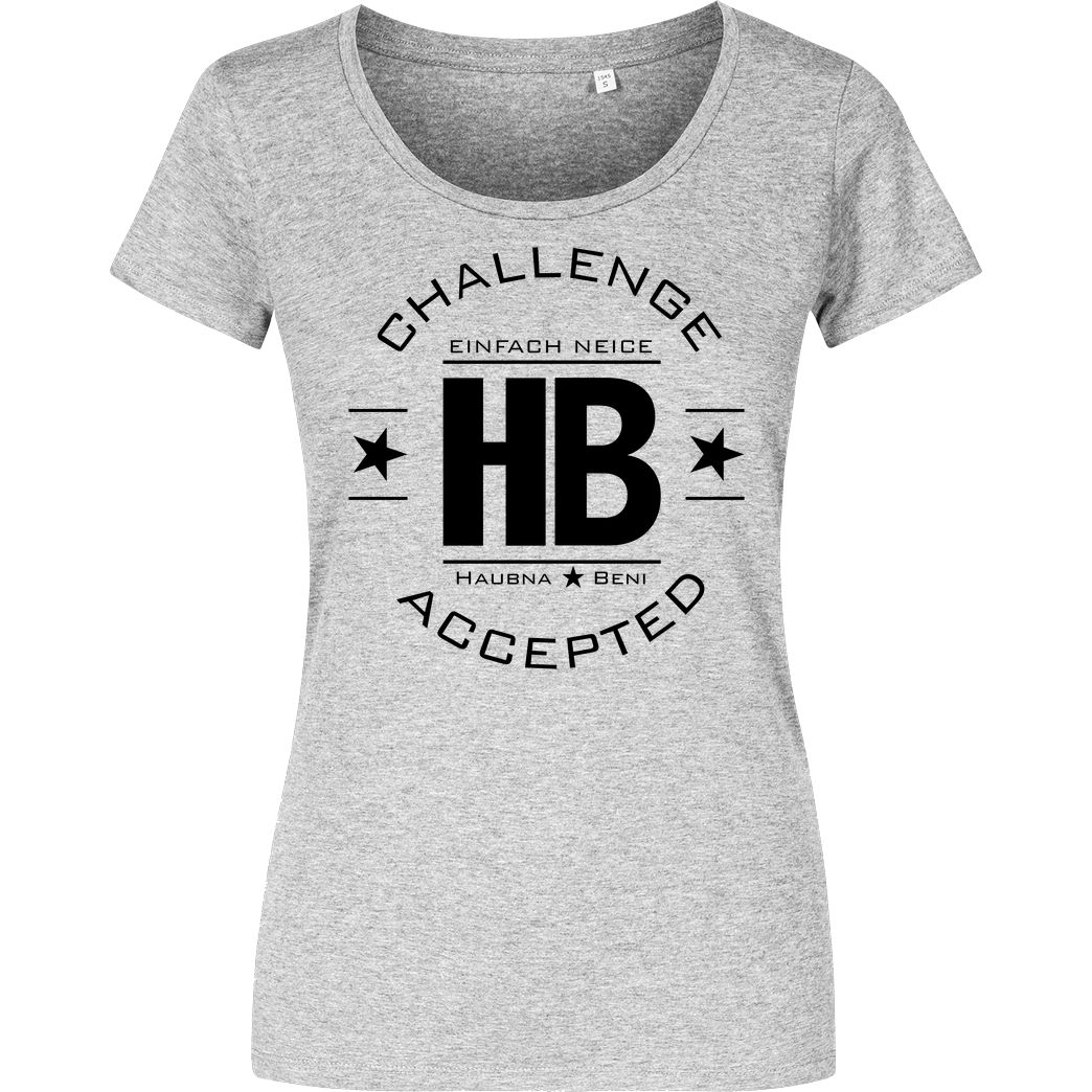 Die Buddies zocken 2EpicBuddies - Challenge schwarz T-Shirt Girlshirt heather grey