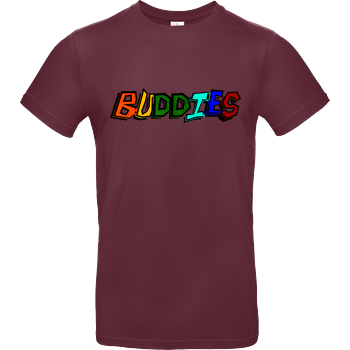2EpicBuddies - Colored Logo Big B&C EXACT 190 - Burgundy