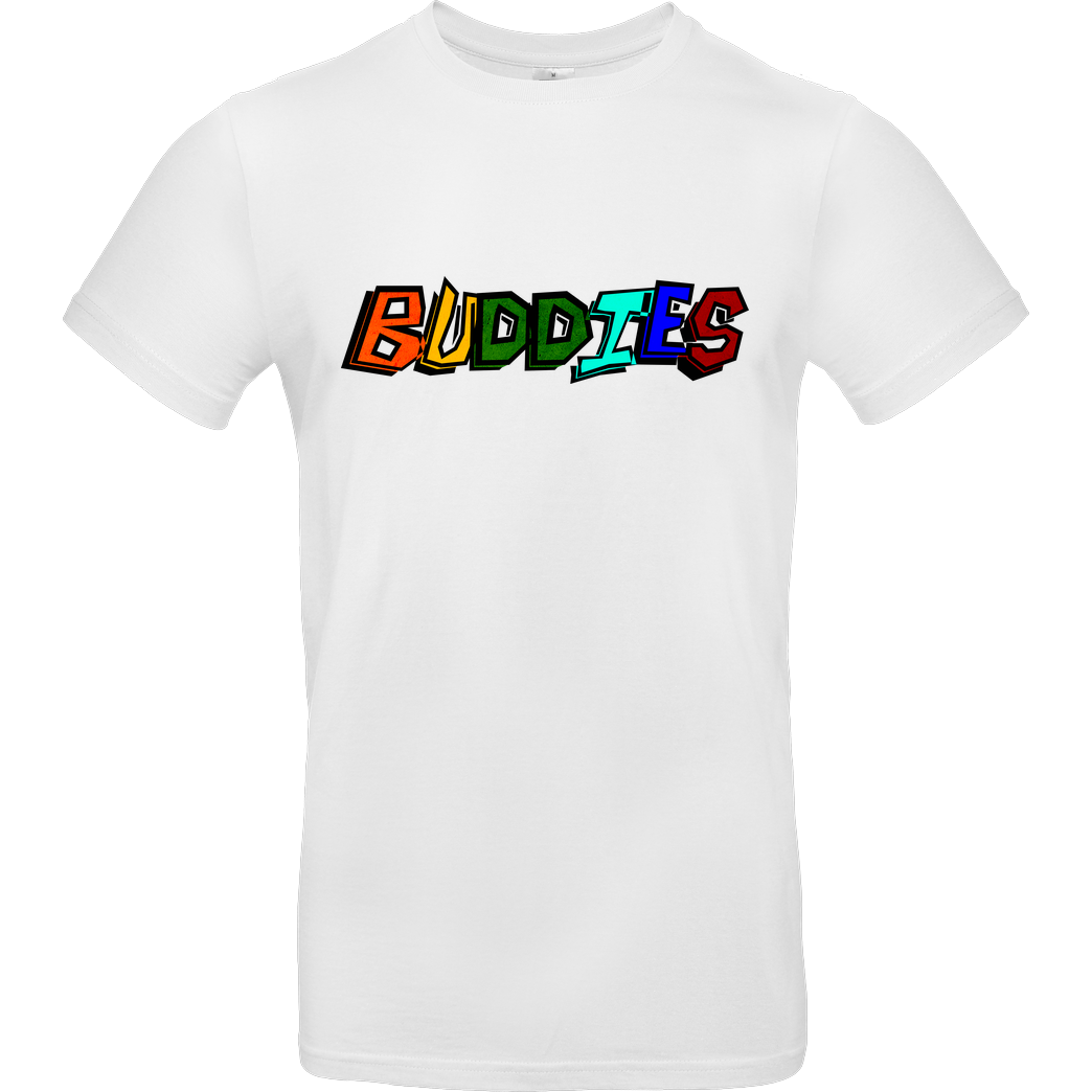 Die Buddies zocken 2EpicBuddies - Colored Logo Big T-Shirt B&C EXACT 190 -  White