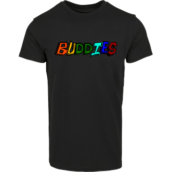 2EpicBuddies - Colored Logo Big House Brand T-Shirt - Black