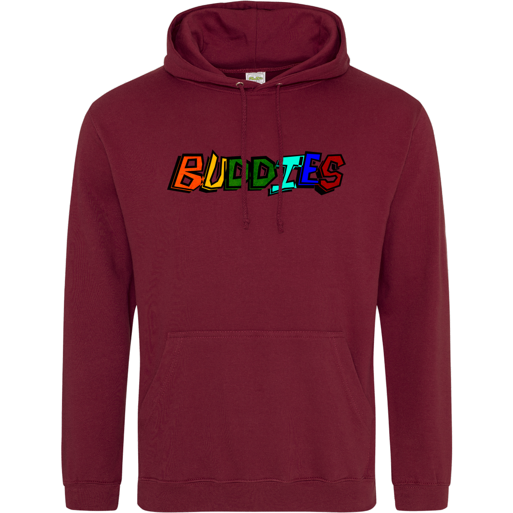 Die Buddies zocken 2EpicBuddies - Colored Logo Big Sweatshirt JH Hoodie - Bordeaux