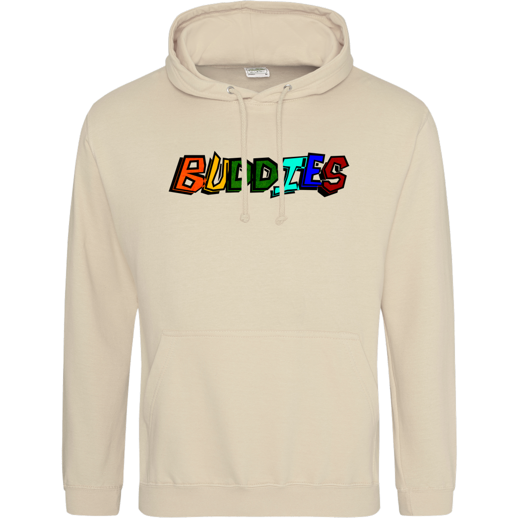 Die Buddies zocken 2EpicBuddies - Colored Logo Big Sweatshirt JH Hoodie - Sand