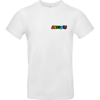 2EpicBuddies - Colored Logo Small B&C EXACT 190 -  White