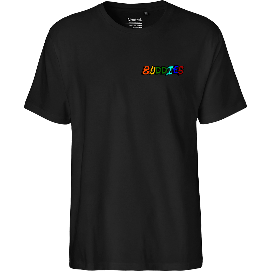 Die Buddies zocken 2EpicBuddies - Colored Logo Small T-Shirt Fairtrade T-Shirt - black