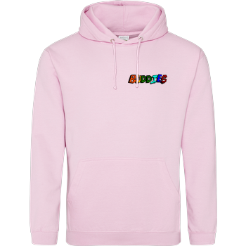 2EpicBuddies - Colored Logo Small JH Hoodie - Rosa