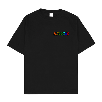 2EpicBuddies - Colored Logo Small Oversize T-Shirt - Black