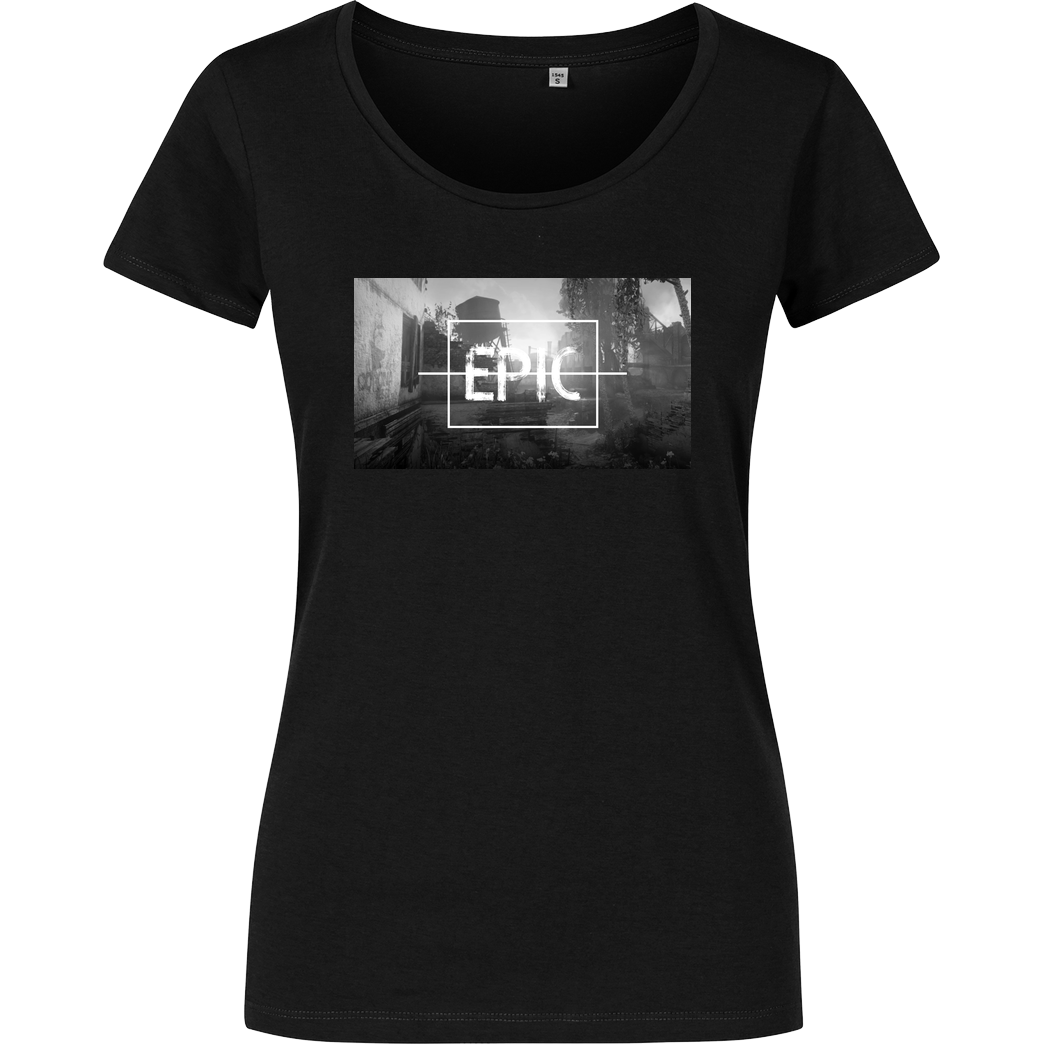 Die Buddies zocken 2EpicBuddies - Epic T-Shirt Girlshirt schwarz