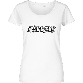 2EpicBuddies - Logo Girlshirt weiss