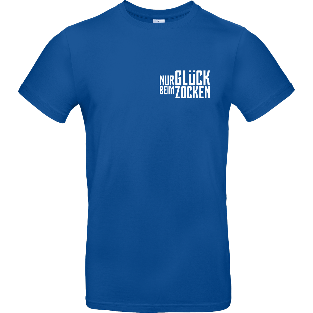Die Buddies zocken 2EpicBuddies - Nur Glück beim Zocken clean T-Shirt B&C EXACT 190 - Royal Blue