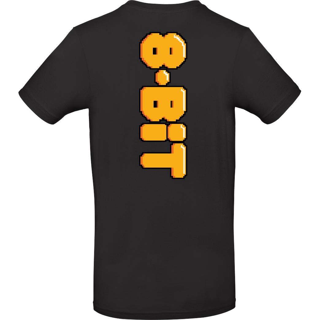 IamHaRa 8-Bit T-Shirt B&C EXACT 190 - Black